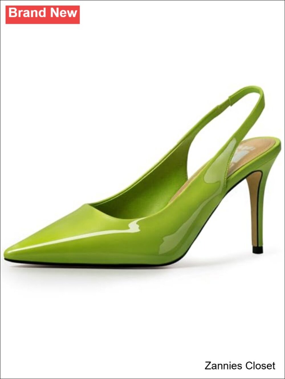 ✨ Pointed Toe Stiletto Slingback Heels for Women